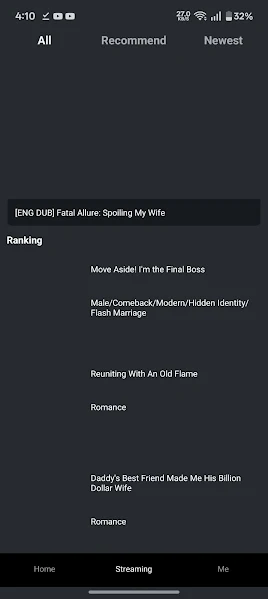 Screenshot of Beef Skit App